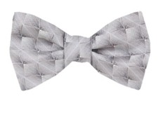 Men's Big  Tall Gray XL Self Tie Bowtie Weddings