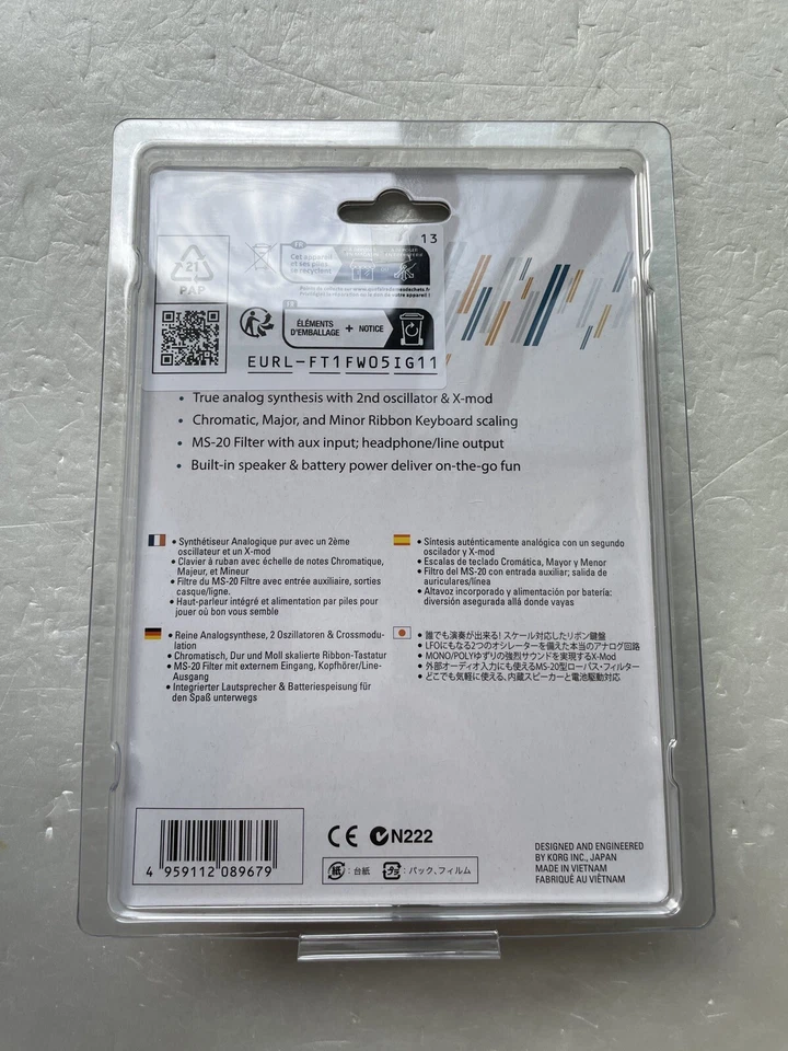 Korg Monotron DUO Analog Ribbon Portable Synthesizer New from Japan - Image 3 of 4