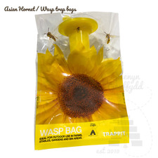 TRAPPIT Disposable Wasp Trap Bag Asian Hornet Trap Garden Apiary Bee Catcher