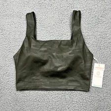 Balance Collection Sports Bra Womens Medium Mid Impact Rosin Stride Camo Emboss