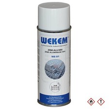 Wekem 400ml Zink-Alu-Mix WS81 Rostschutz Zinkspray Korrosionsschutz Zink Spray