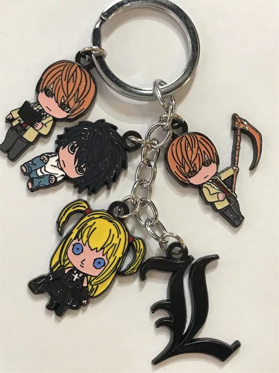 Death Note L Metal Keychain TV Movies Show Cosplay Jewelry Key