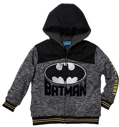 Marvel, DC, Nickelodeon - Boys Sherpa Lined Full Zip Hooded Sweaters - NWT - Picture 7 of 8