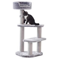 Nobby Kratzbaum Classic Zera grau 97 cm für Katzen - stabil und gemütlich