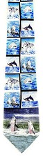 Dolphins Mens Necktie Ocean Animal Neck Tie Sea Mammal Blue Neck Tie