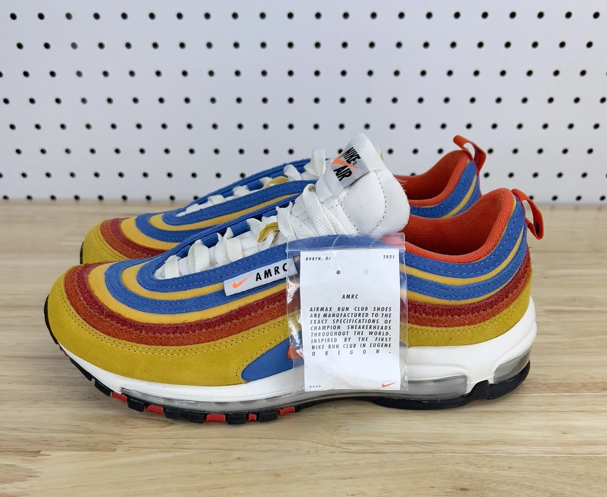 Nike Air Max 97 SE Running Club Multicolor New Shoes DH1085 700 Mens Size 9