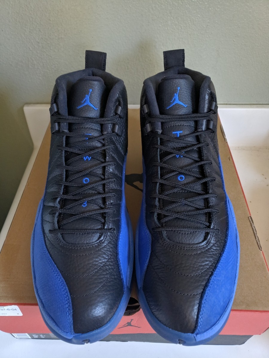 Air Jordan 12 Retro Black Game Royal Men Size 13 Vintage  display picture 2