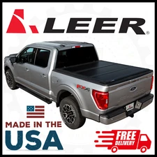 Leer Hard Tri-Fold Tonneau Cover  For 17-22 Ford F-250 F-350 Super Duty 6'9" Bed