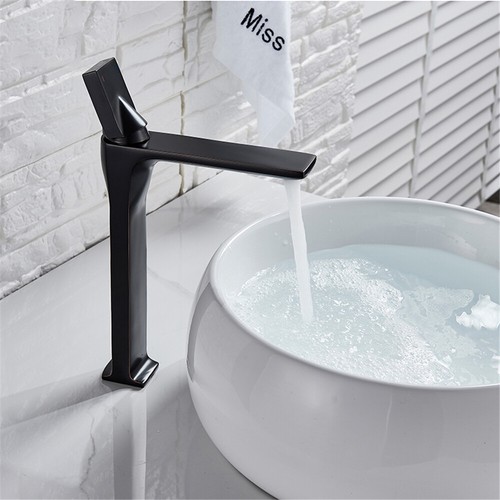 Hoch Waschtischarmatur Wasserhahn Armatur Schwarz Waschbecken Einhebelmischer - Bild 44 von 52