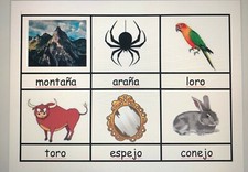 Rhyming words. Palabras que riman.