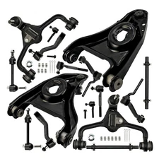 14x Front Control Arms Ball Joint Tierods Idler Pitman For Mercury Grand Marquis