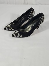Vintage J. Renee Dress Shoes Heels Size 6 Rhinestone