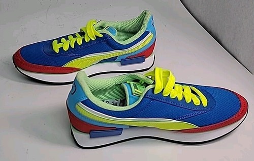 PUMA Future Rider Double RACEWAY 383494-01 MEN'S RUNNING CASUAL SHOES SIZE 9.5 - Picture 2 of 8