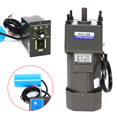 Electric Geared Motor 135RPM High Torque 6GN 10K w/Speed Reduction Controller