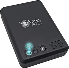 Viking Biometric Fingerprint Gun Safe for Pistols, Phone, Jewelry w/ LCD Screen