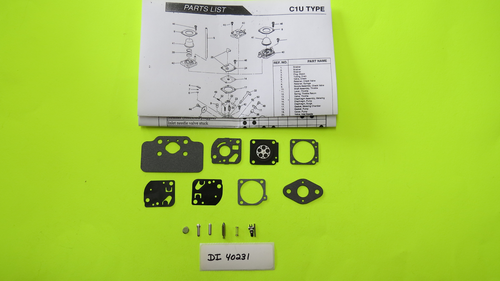 Kit Riparazione Carburatore Zama C1U-H40 Per Tagliasiepi Homelite HT22 HX16 - Foto 4