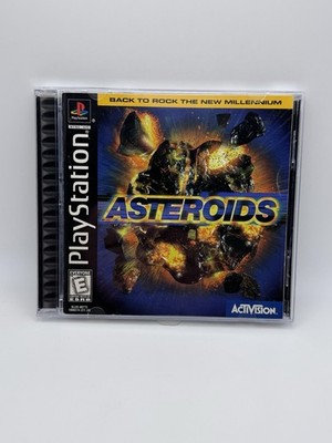Asteroids (Sony PlayStation 1, 1998) Game Case Manual Registration Card - Tested