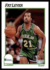 1991-92 Hoops Fat Lever Dallas Mavericks #47 15968