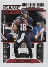 2024 Panini Contenders Red Game Ticket Kirk Cousins #4 1t1x