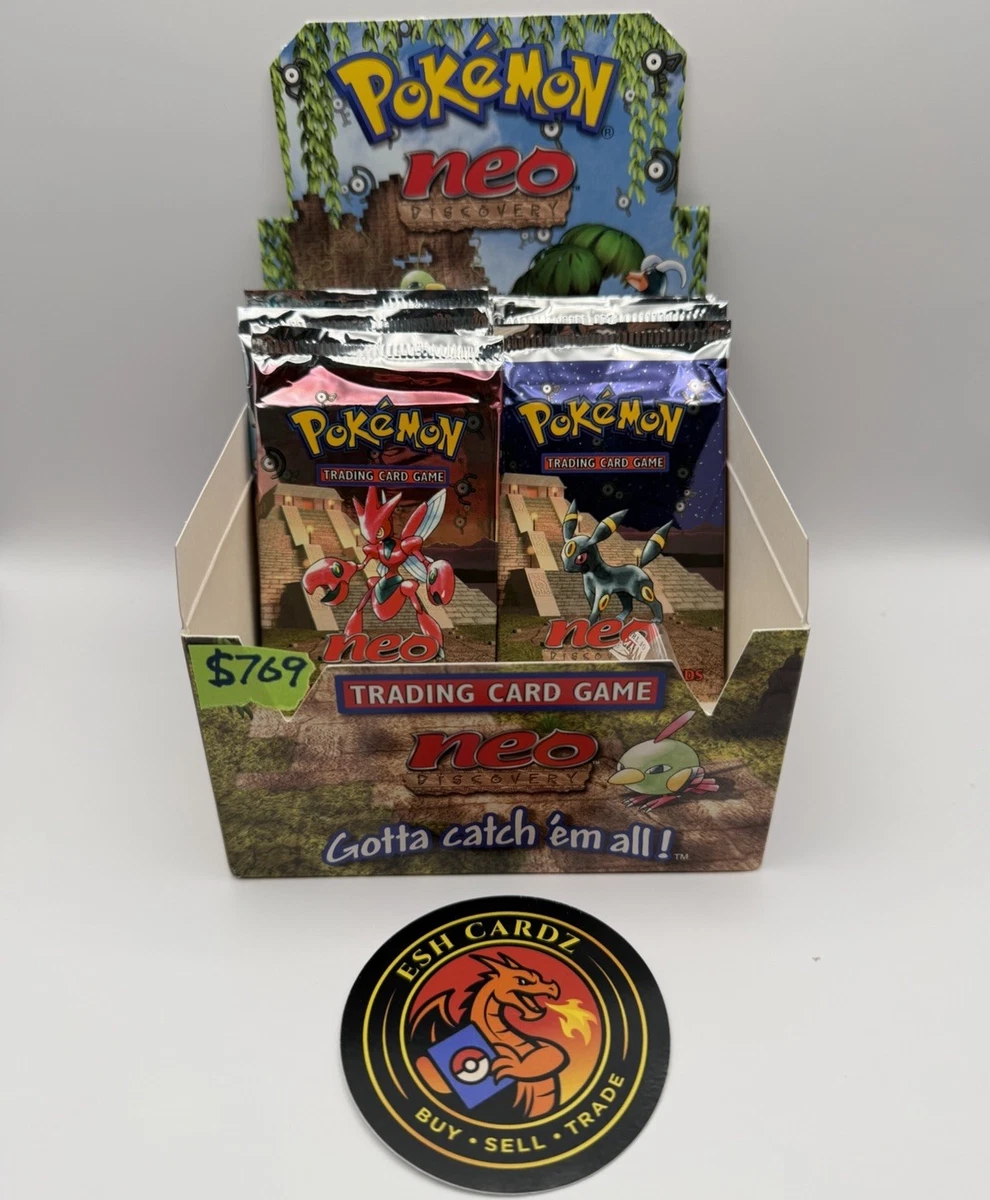 2000 - Pokemon Neo Discovery Booster Pack WOTC Factory Sealed! BOX