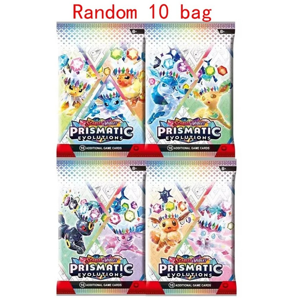 10/20 Pcs Pokemon Card Prismatic 151 Evolutions English Booster Battle ...