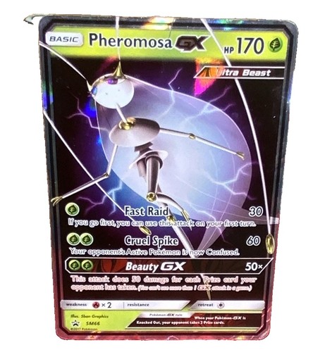 Pokémon Pheromosa GX SM66 SM Promo Holo EN 170 HP 2017 Ultra Beast FREE SHIP
