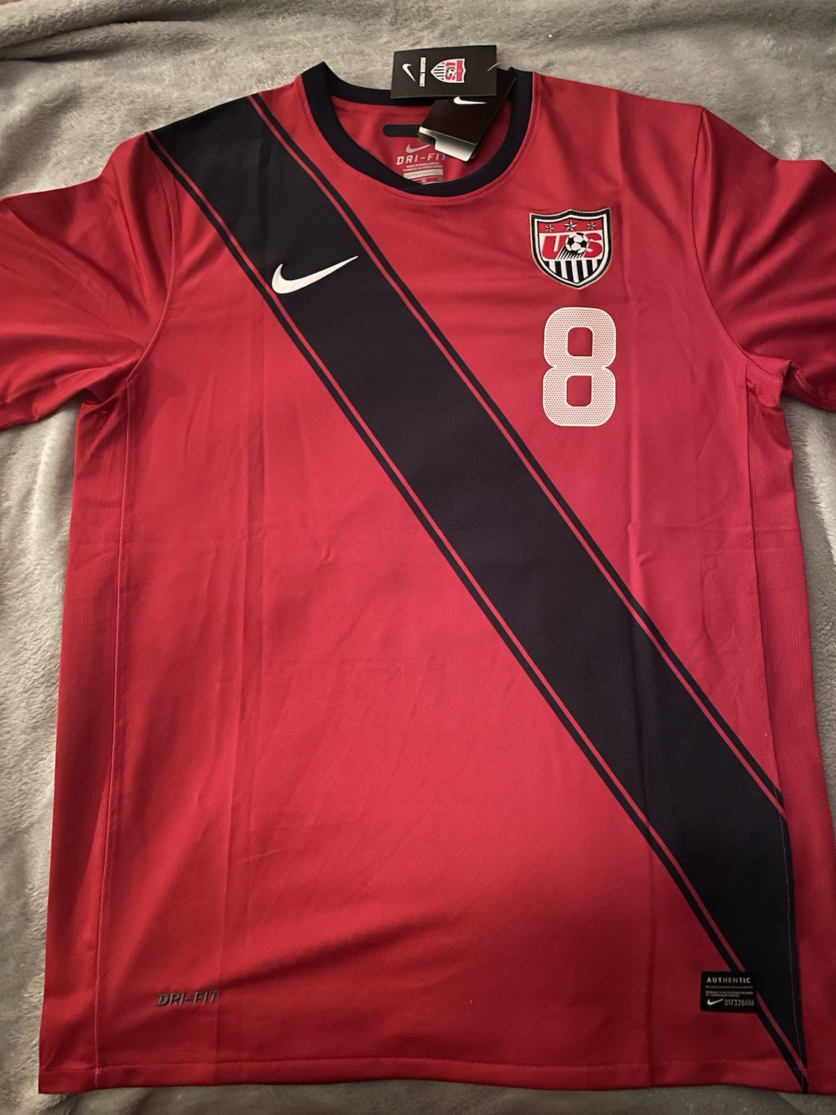 United States USMNT 2011/12 Away Soccer Jersey – Clint Dempsey #8 – XL
