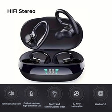 TWS Wireless Bluetooth Earphones Sports Headphones Ear Hook-Bass Running Earbuds