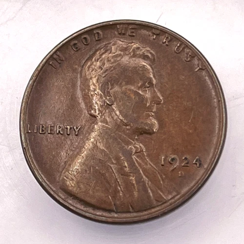 1924-D 1C Lincoln Wheat Cent - XF/AU++