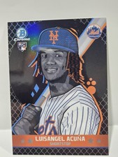2025 Topps Chrome Luis Angel Acuna Rc Black 04/10 #BA-24