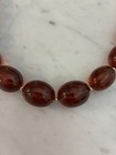 New vintage Joan Rivers Faux Amber Beads GoldTone Necklace — photo 2