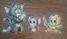 Tom Friday 13th Jerry Tweety Funny Car Truck Vinyl Decal Stickers