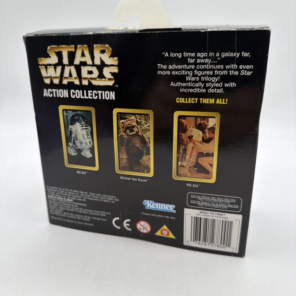 Экшн-фигурка Kenner Action Collection Wicket the Ewok полностью подвижная 1998 *новая в коробке - Изображение 3 из 4