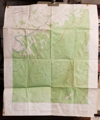 1965 Orig USGS Topo Map McGaheysville VIRGINIA Quad Scouts BSA Hiking Folded .b