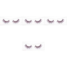  4 Pairs False Eyelash Lashes Natural Look Eyelashes Falseeyelashes