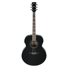 Ibanez AJ70M1E Black High Gloss AE Guitar