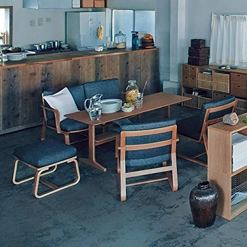 Brazo de silla sofá Muji 82602784 para salón y comedor madera de roble ancho 1 sillas Foto 3 de 4