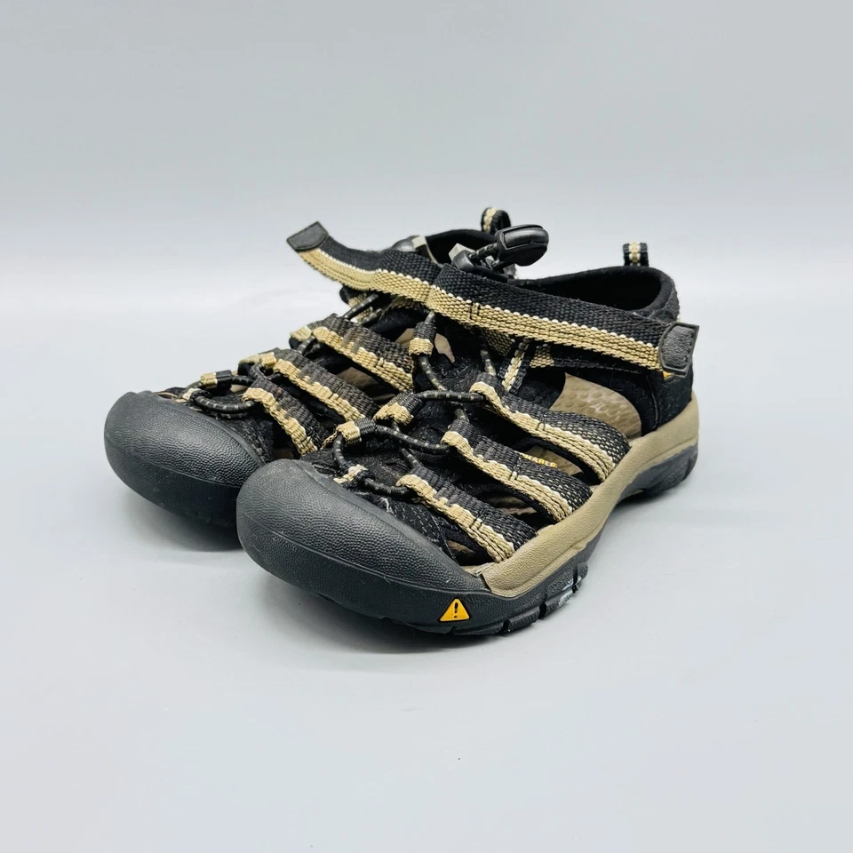 Keen Shoes Boys 10c Black Beige Closed Toe Sandals Newport H2 Waterproof Hiking - Image 3 of 4