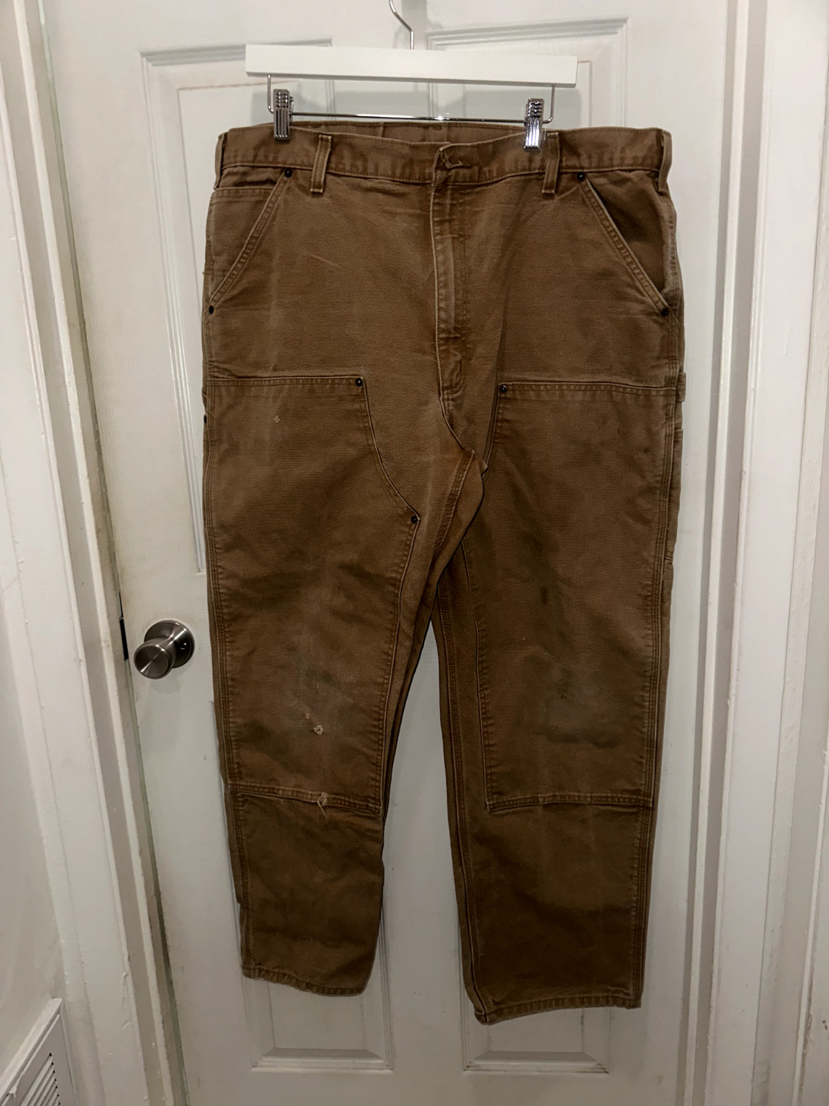 Carhartt Jeans Relaxed Fit Men’s 40in X 32in   RN# 14806 Carpenter Pocket Work