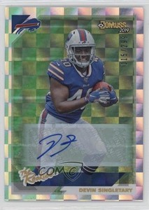 2019 Panini Donruss The Rookies Auto /299 Devin Singletary #TR-28 Auto RC