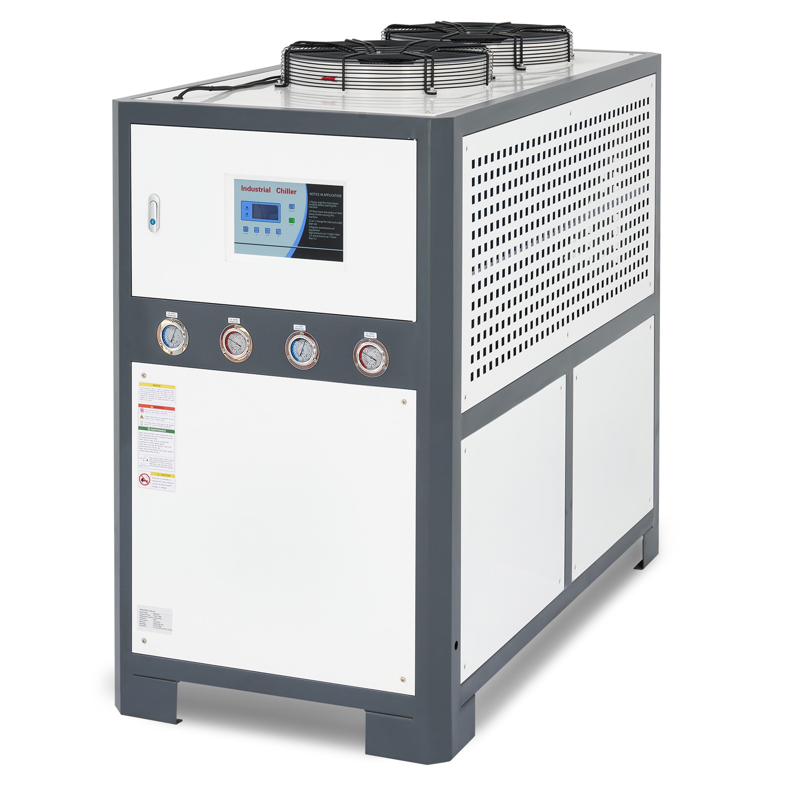 CREWORKS 22.1HP Air-Cooled Chiller Industrial Water Chiller 52.8 gal. Tank
