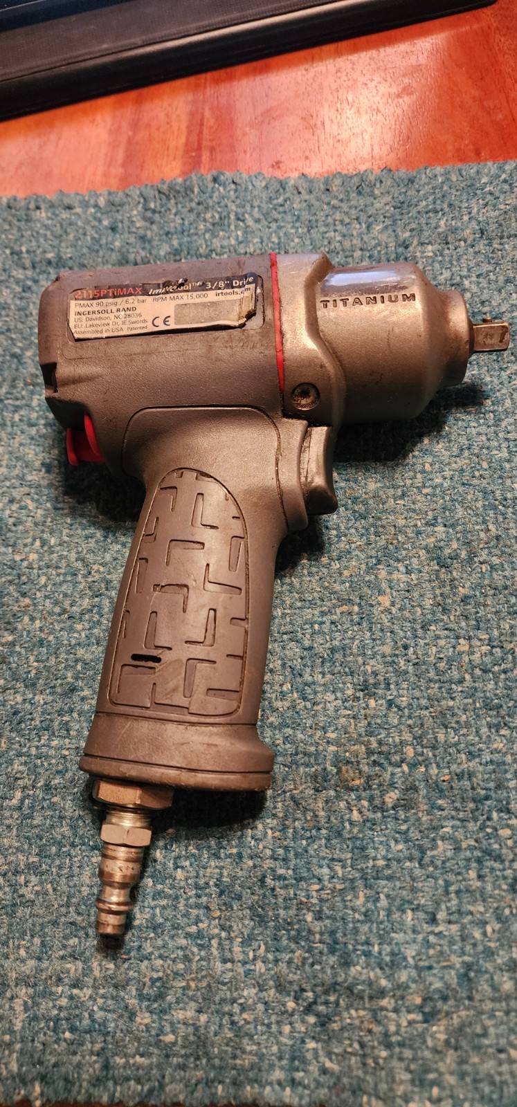 Ingersoll Rand USA 3/8" Drive 2115PTiMax Titanium Air Impact Wrench 15,000 rpm!