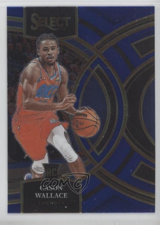 2023-24 Panini Select Premier Level Blue Cason Wallace #103 19cq