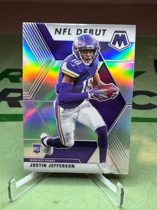 2020 Mosaic Justin Jefferson Silver Prizm Rookie RC #270 - Minnesota Vikings
