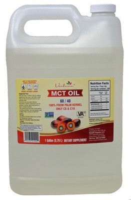 Verdana Food Grade MCT Oil   1 Gallon (128 Fl Oz)   Premium C8/C10 Triglycerides