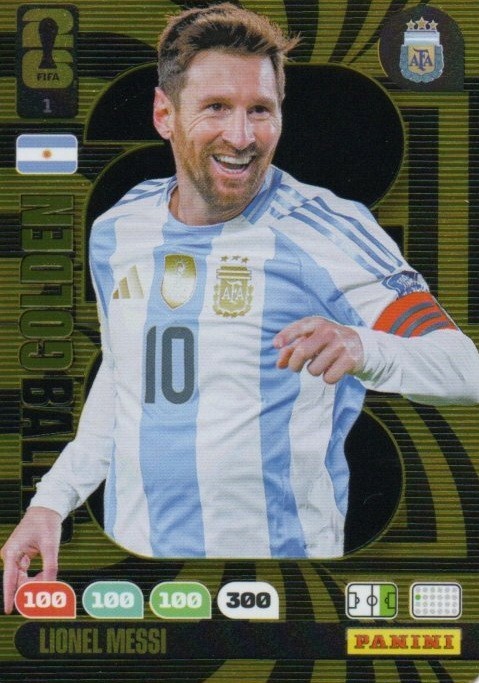 Panini Adrenalyn XL World Cup 2026 Golden Baller & PREMIUM Limited Edition cards
