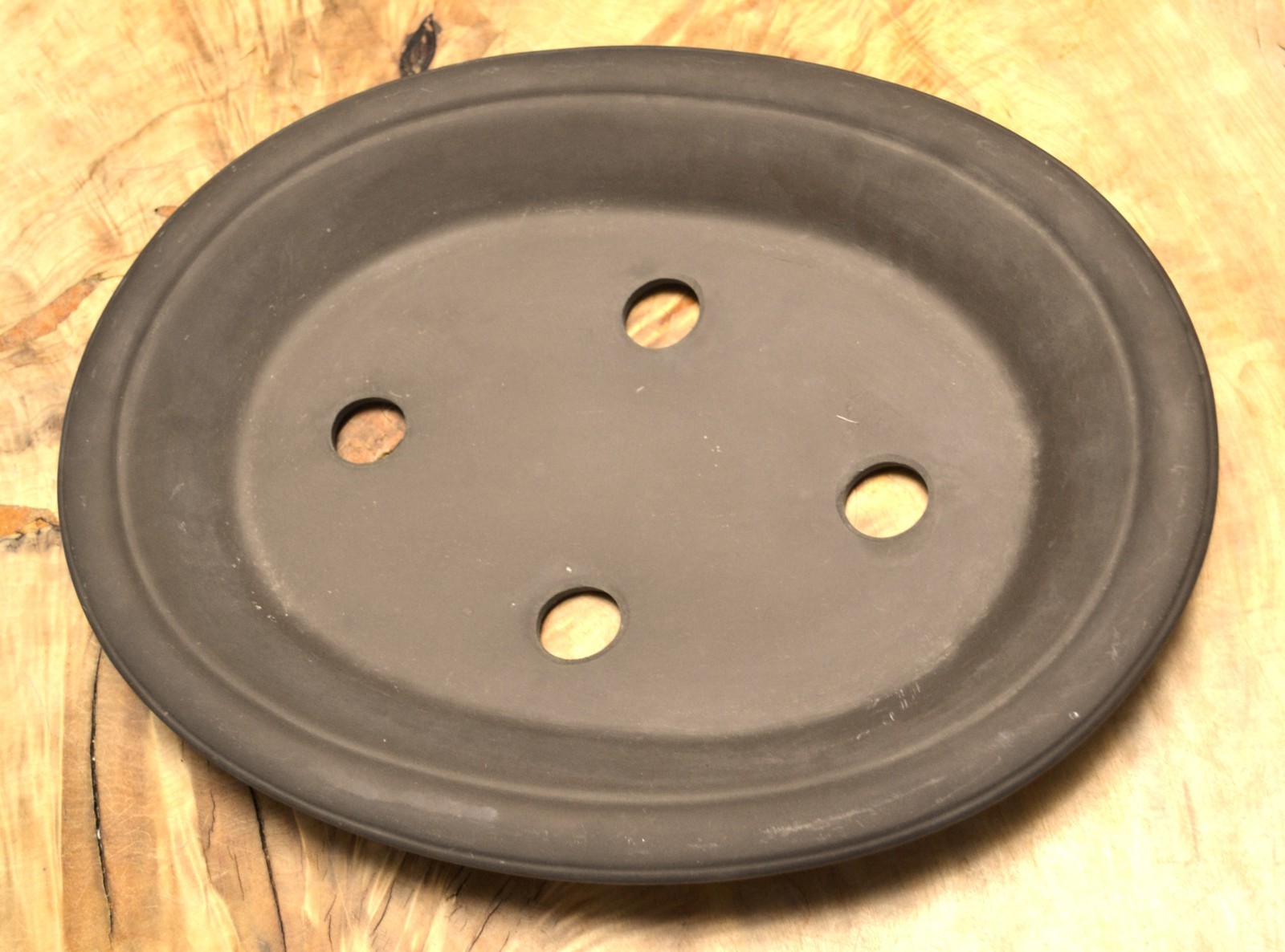 Bonsai Pot Oval Bonsai Pot Tokoname Ware 37x28x4.5cm Japanese Vintage