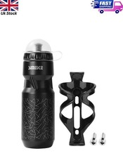 Mountain Bike Bicycle Cycling Water Drink Bottle and Holder Cage Sports 750ML