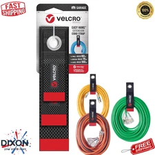 VELCRO Extension Cord Holder Straps 3 Pack Heavy Duty Nylon Storage Organizers