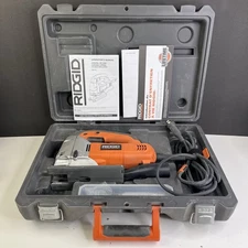 RIDGID 4 Speed Corded Orbital Jigsaw R3121 w/ Storage Tool Case - WORKS!